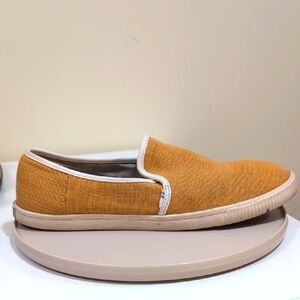 Toms Mustard Slip-On Loafers